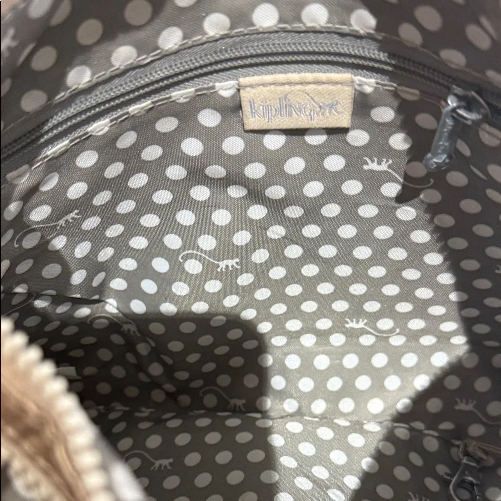 Kipling Metallic Tan Crossbody Bag